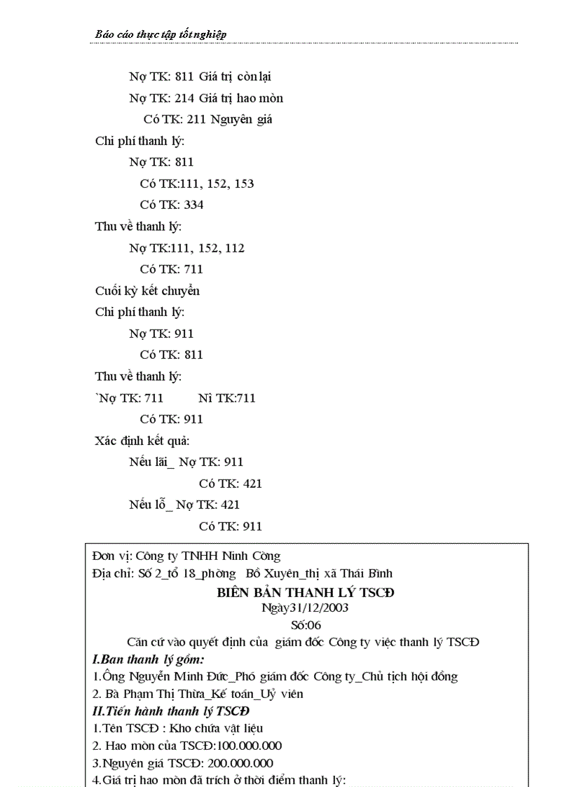 image for page Hoàn thiện công tác hạch toán kế toán tại công ty TNHH Ninh Cường-Thái Bình