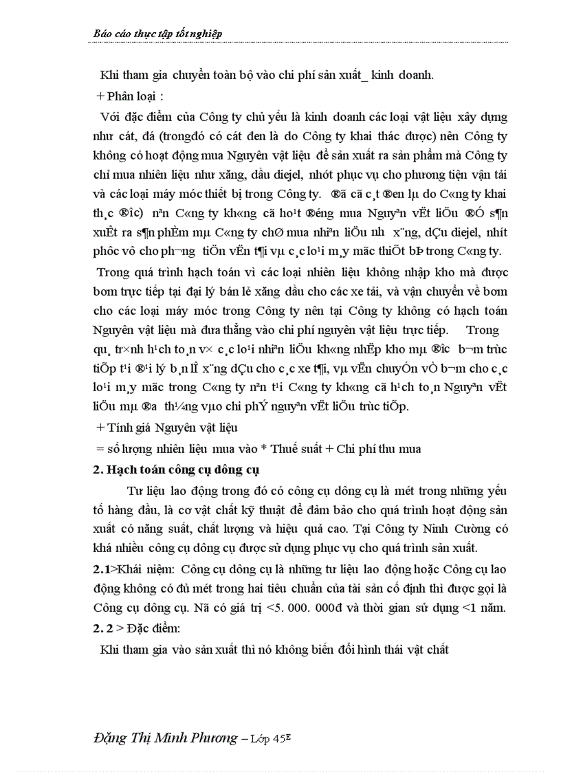 image for page Hoàn thiện công tác hạch toán kế toán tại công ty TNHH Ninh Cường-Thái Bình