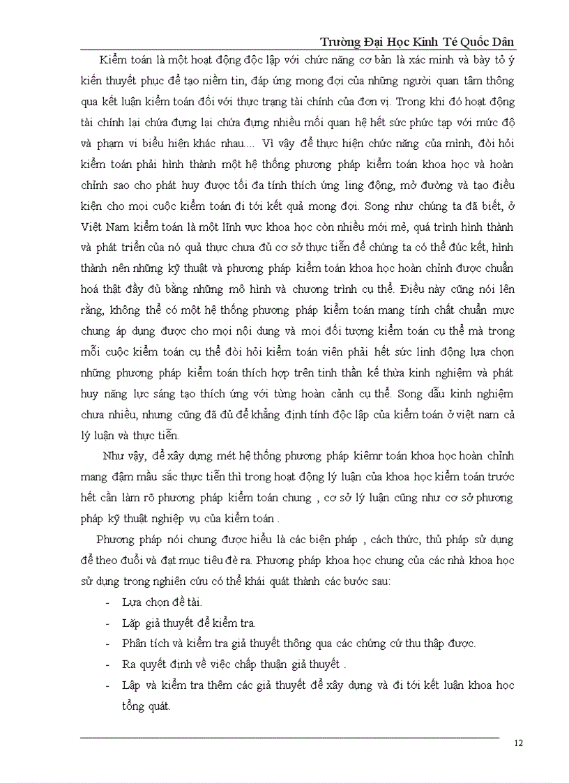 image for page Xác định đối tượng kiểm toán và hình thành phương pháp kiểm toán