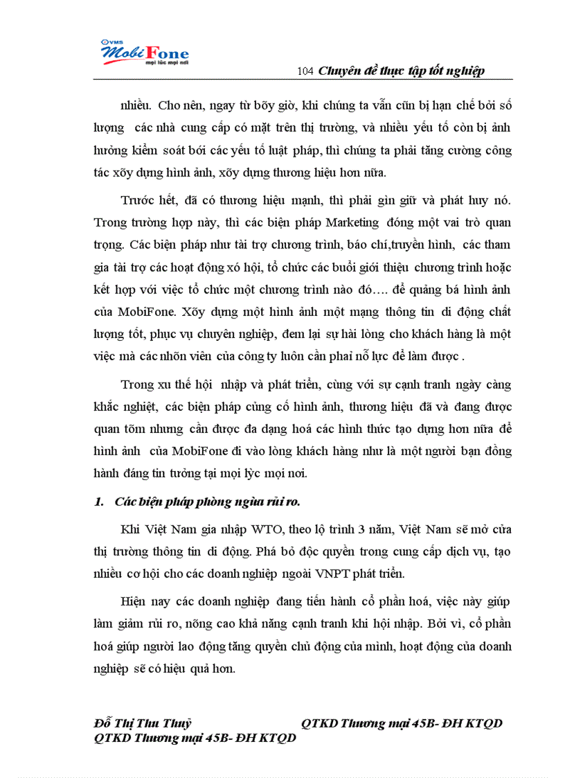 image for page Nâng cao khả năng cạnh tranh của công ty thông tin di động VMS MobiFone trong hội nhập kinh tế quốc tế