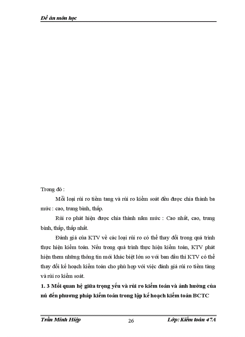 image for page Đánh giá trọng yếu và rủi ro trong quá trình lập kế hoạch kiểm toán BCTC của các công ty kiểm toán độc lập ở Việt Nam