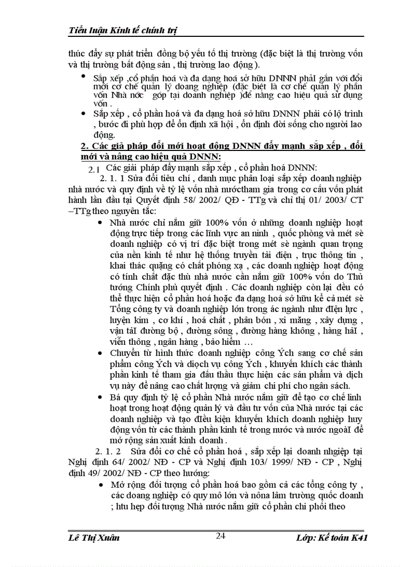 image for page Những mục tiêu và giải pháp đẩy nhanh quá trình cổ phần hoá.