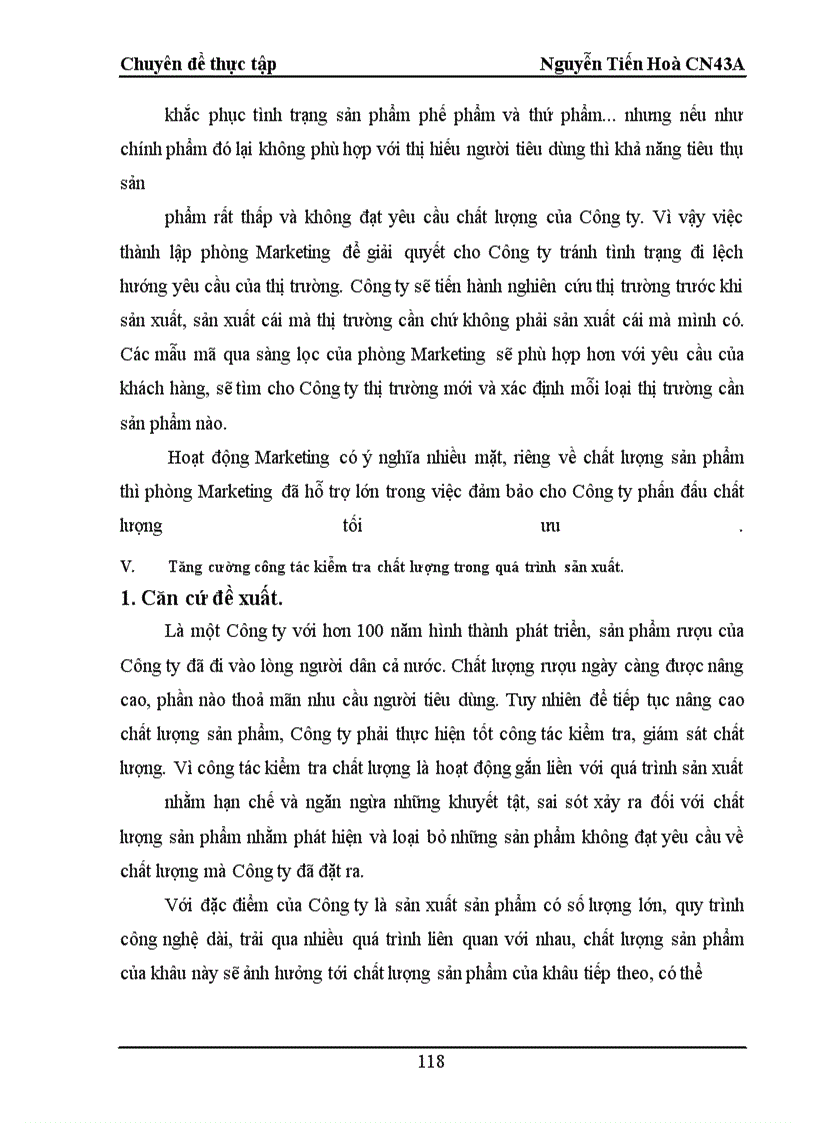 image for page Các đề xuất nhằm nâng cao chất lượng một số sản phẩm chính của Công ty Rượu Hà Nội
