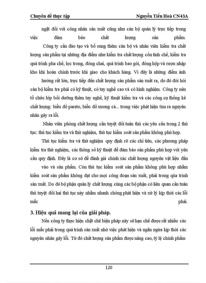 image for page Các đề xuất nhằm nâng cao chất lượng một số sản phẩm chính của Công ty Rượu Hà Nội