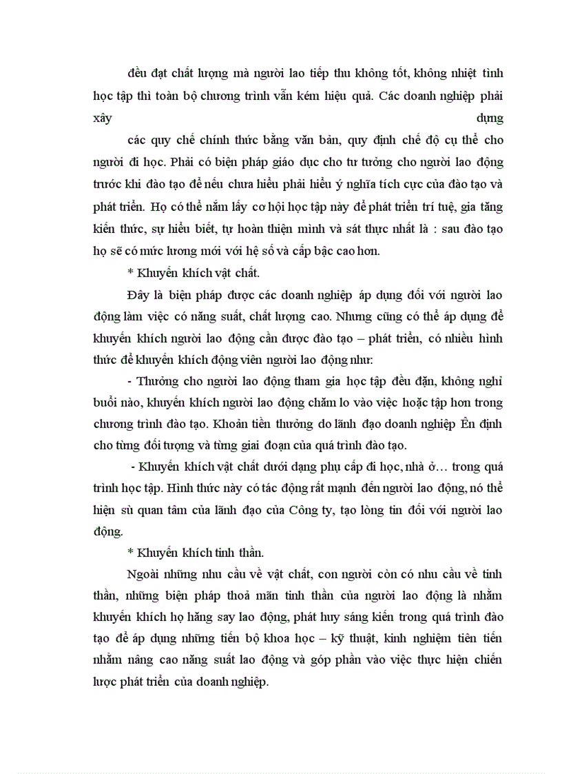 image for page Hoàn thiện công tác đào tạo và phát triển nguồn nhân lực ở Công ty sản xuất và xuất nhập khẩu bao bì