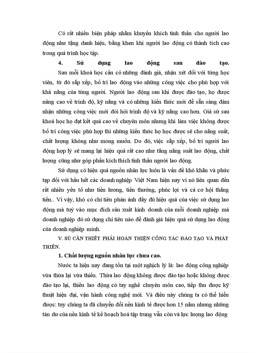 image for page Hoàn thiện công tác đào tạo và phát triển nguồn nhân lực ở Công ty sản xuất và xuất nhập khẩu bao bì