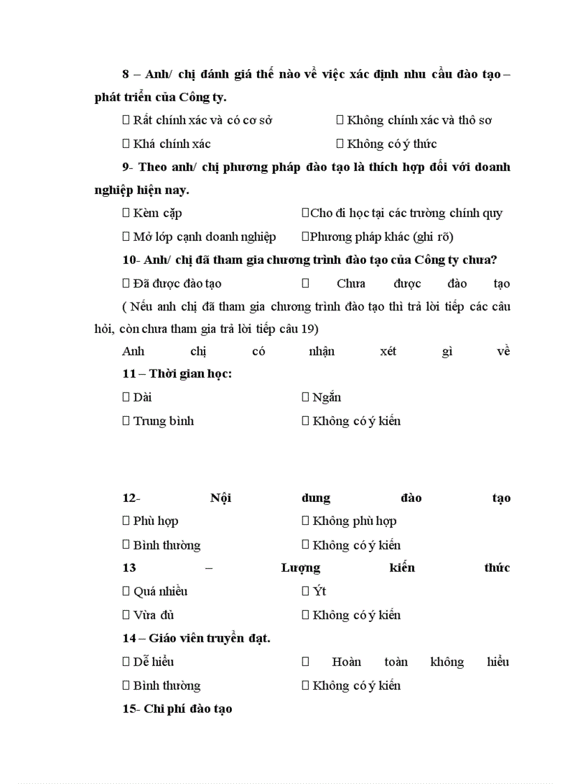 image for page Hoàn thiện công tác đào tạo và phát triển nguồn nhân lực ở Công ty sản xuất và xuất nhập khẩu bao bì