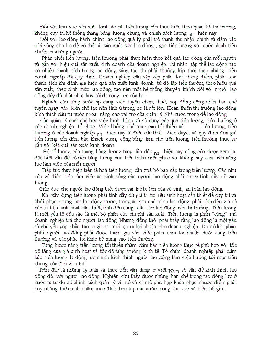 image for page Nâng cao vai trò kích thích vật chất và kích thích tinh thần đối với người lao động ở Việt Nam
