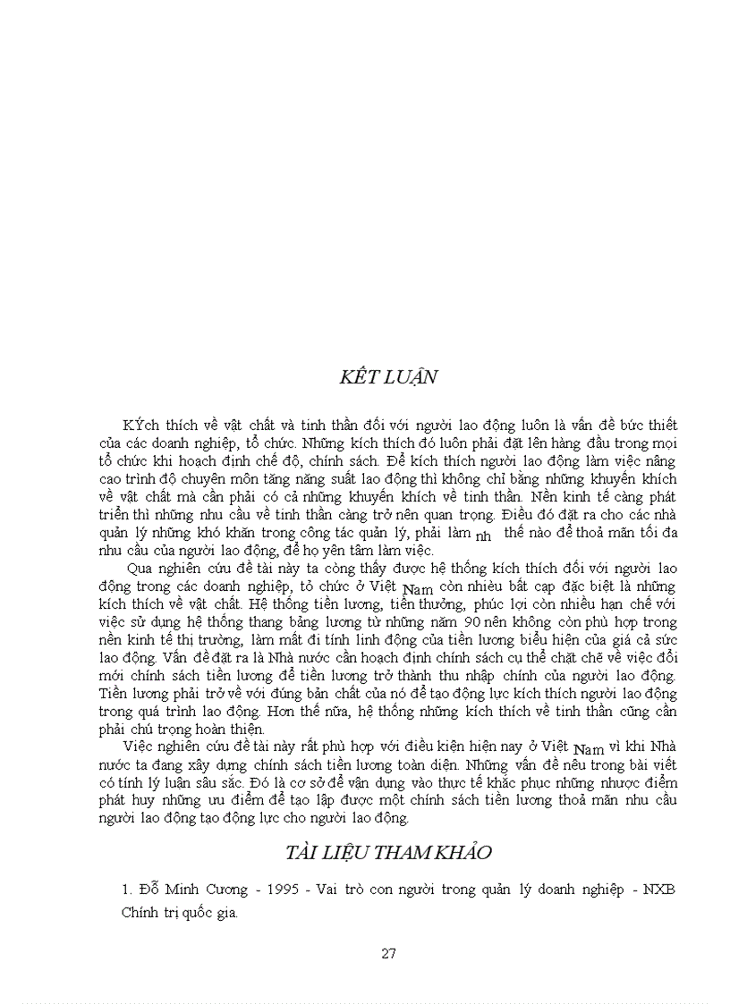 image for page Nâng cao vai trò kích thích vật chất và kích thích tinh thần đối với người lao động ở Việt Nam