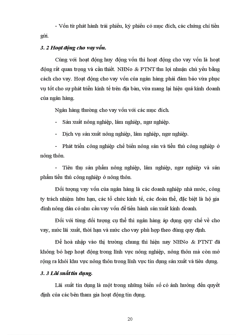 image for page Một số giải pháp nhằm nâng cao hiệu quả huy động vốn và cho vay vốn phục vụ phát triển nông nghiệp nông thôn tại chi nhánh NHNo & PTNT huyện Yên Lạc tỉnh Vĩnh Phúc