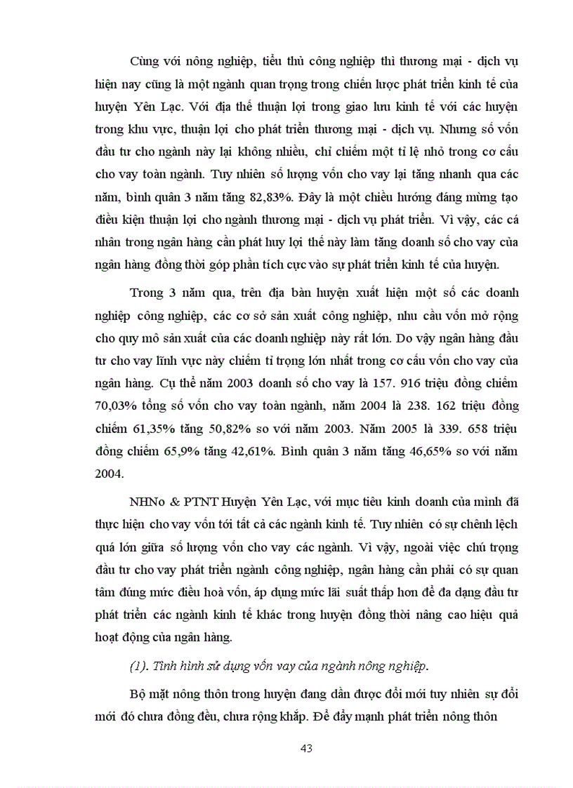 image for page Một số giải pháp nhằm nâng cao hiệu quả huy động vốn và cho vay vốn phục vụ phát triển nông nghiệp nông thôn tại chi nhánh NHNo & PTNT huyện Yên Lạc tỉnh Vĩnh Phúc