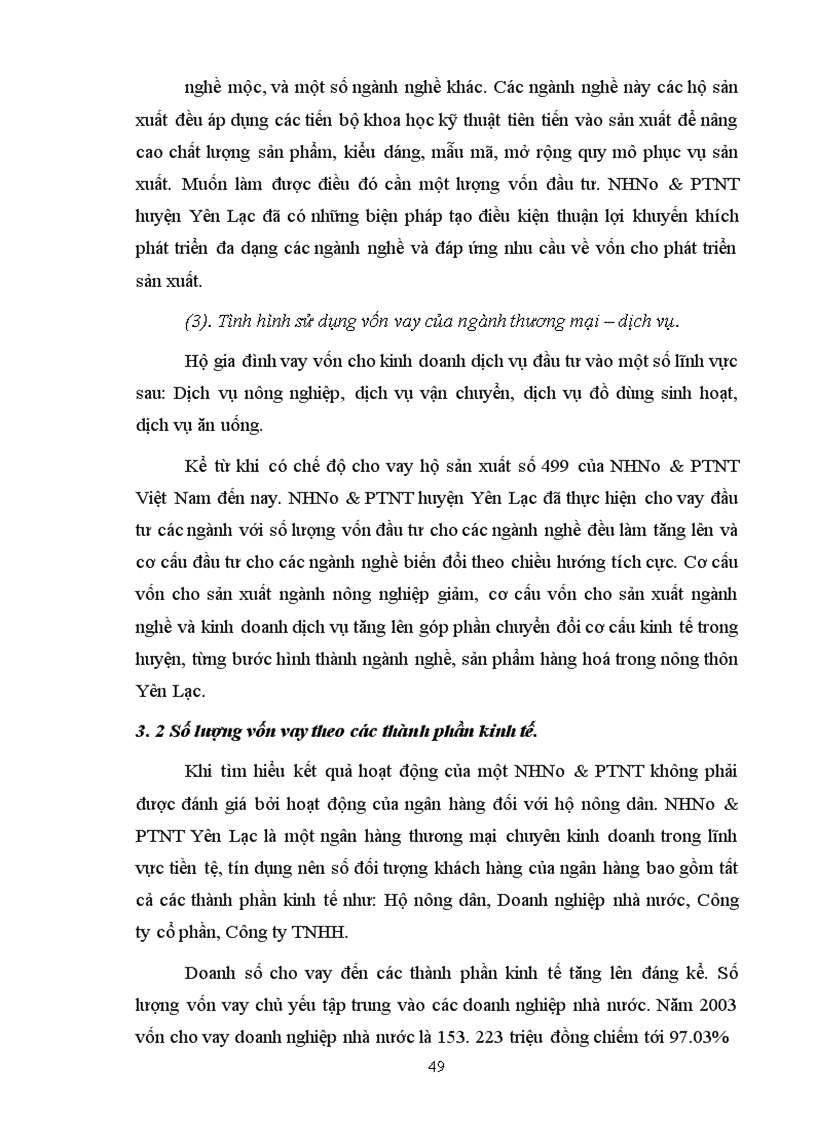 image for page Một số giải pháp nhằm nâng cao hiệu quả huy động vốn và cho vay vốn phục vụ phát triển nông nghiệp nông thôn tại chi nhánh NHNo & PTNT huyện Yên Lạc tỉnh Vĩnh Phúc