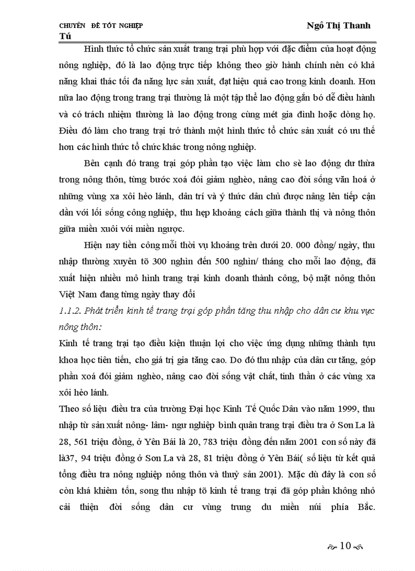 image for page Giải pháp phát triển thị trường tiêu thụ nhằm phát triển kinh tế trang trại ở vùng miền núi trung du Bắc Bộ giai đoạn 2005-2010.