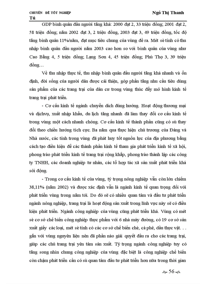 image for page Giải pháp phát triển thị trường tiêu thụ nhằm phát triển kinh tế trang trại ở vùng miền núi trung du Bắc Bộ giai đoạn 2005-2010.