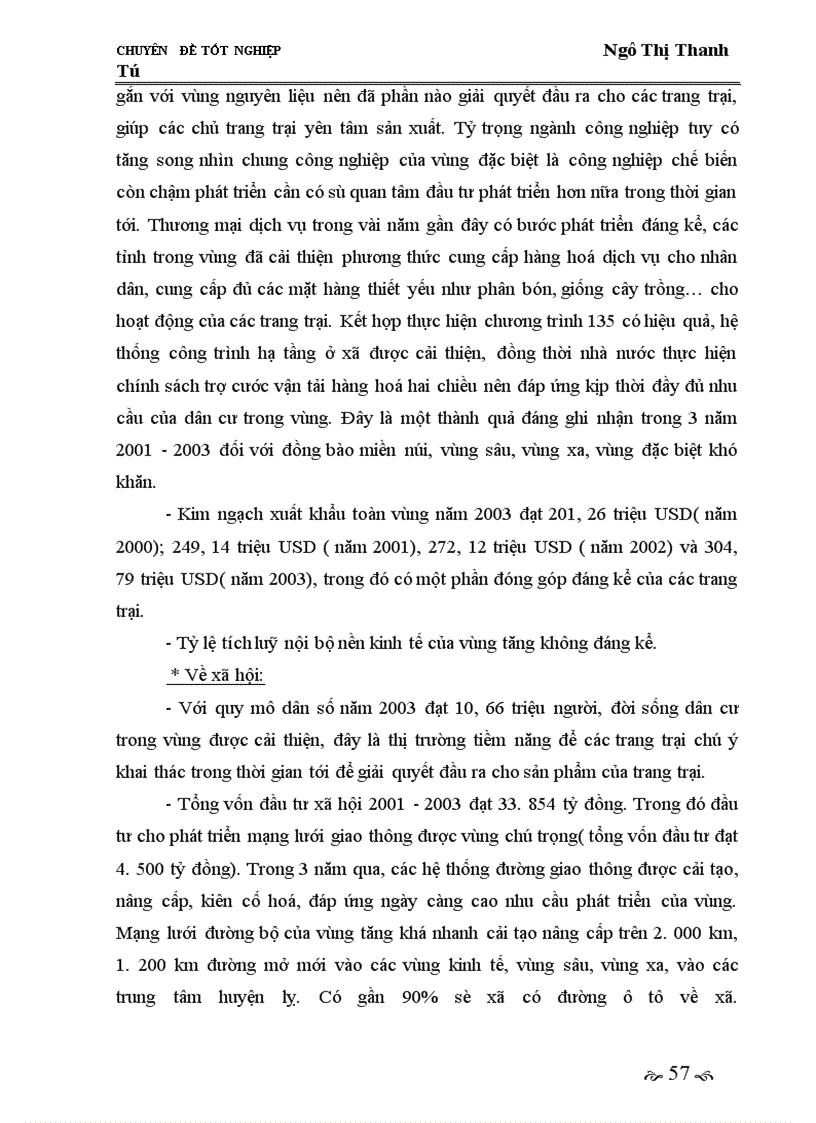 image for page Giải pháp phát triển thị trường tiêu thụ nhằm phát triển kinh tế trang trại ở vùng miền núi trung du Bắc Bộ giai đoạn 2005-2010.