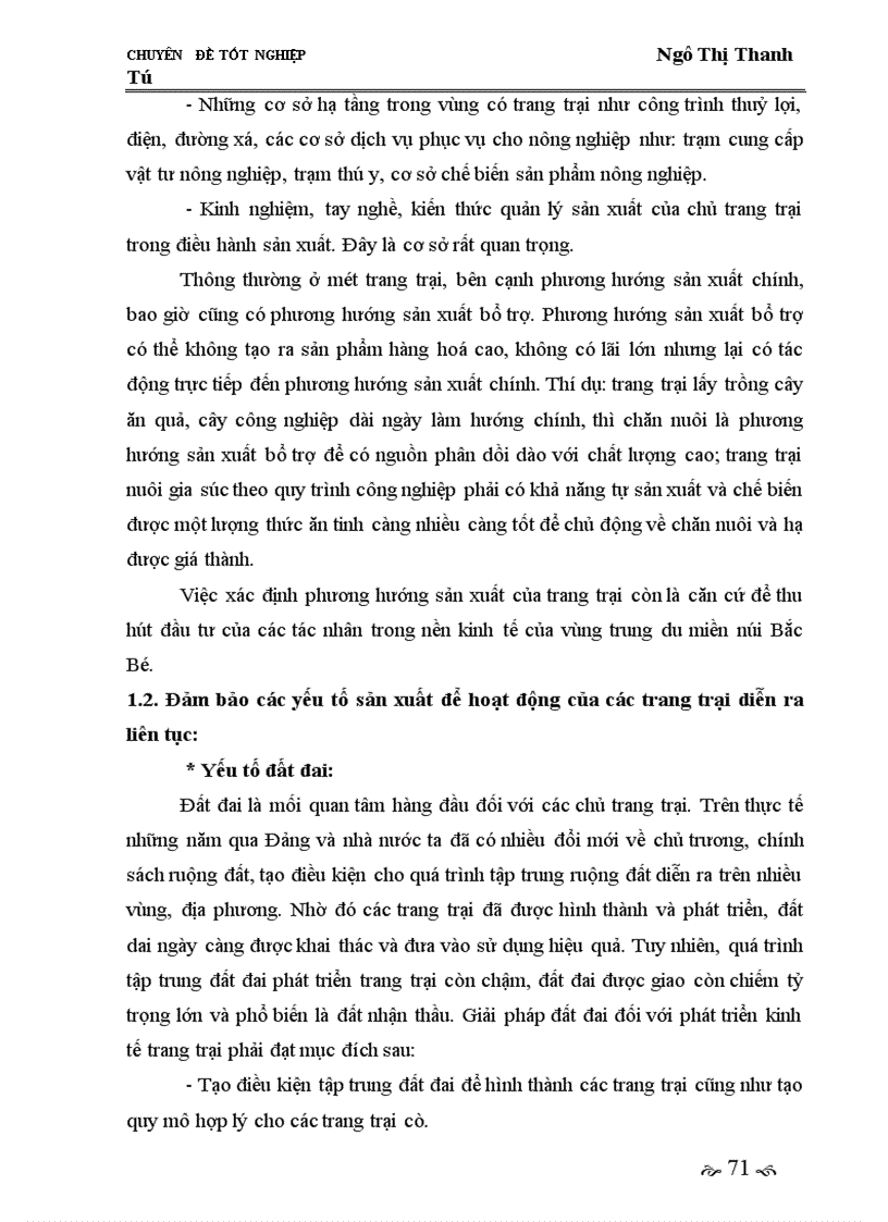 image for page Giải pháp phát triển thị trường tiêu thụ nhằm phát triển kinh tế trang trại ở vùng miền núi trung du Bắc Bộ giai đoạn 2005-2010.