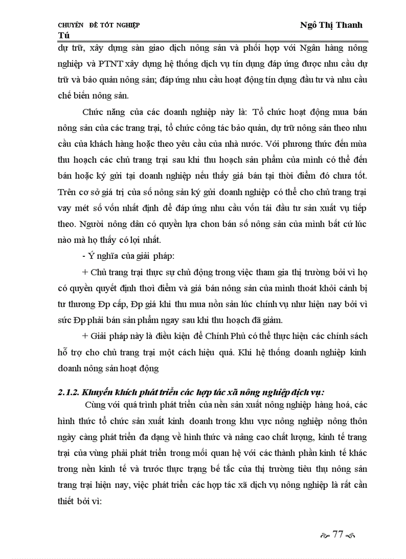 image for page Giải pháp phát triển thị trường tiêu thụ nhằm phát triển kinh tế trang trại ở vùng miền núi trung du Bắc Bộ giai đoạn 2005-2010.