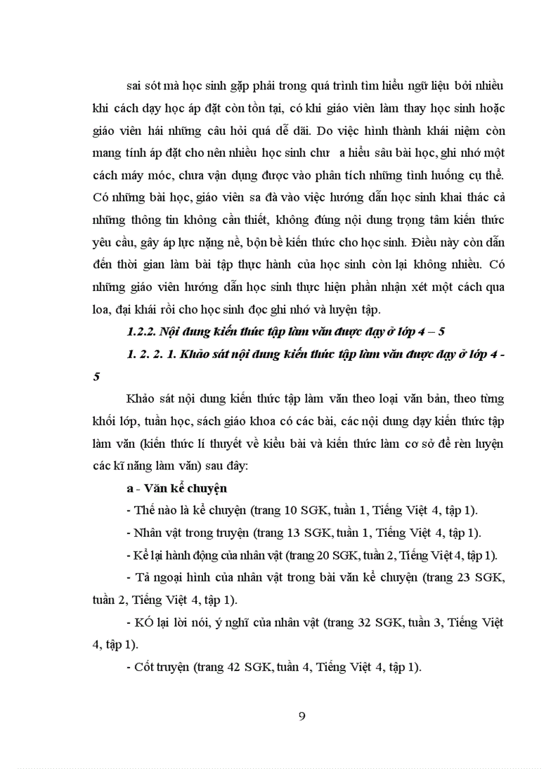 image for page Tổ chức dạy học các bài hình thành kiến thức tập làm văn cho học sinh lớp 4 - 5