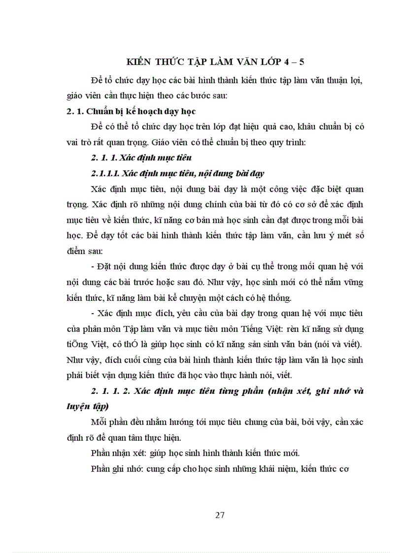 image for page Tổ chức dạy học các bài hình thành kiến thức tập làm văn cho học sinh lớp 4 - 5