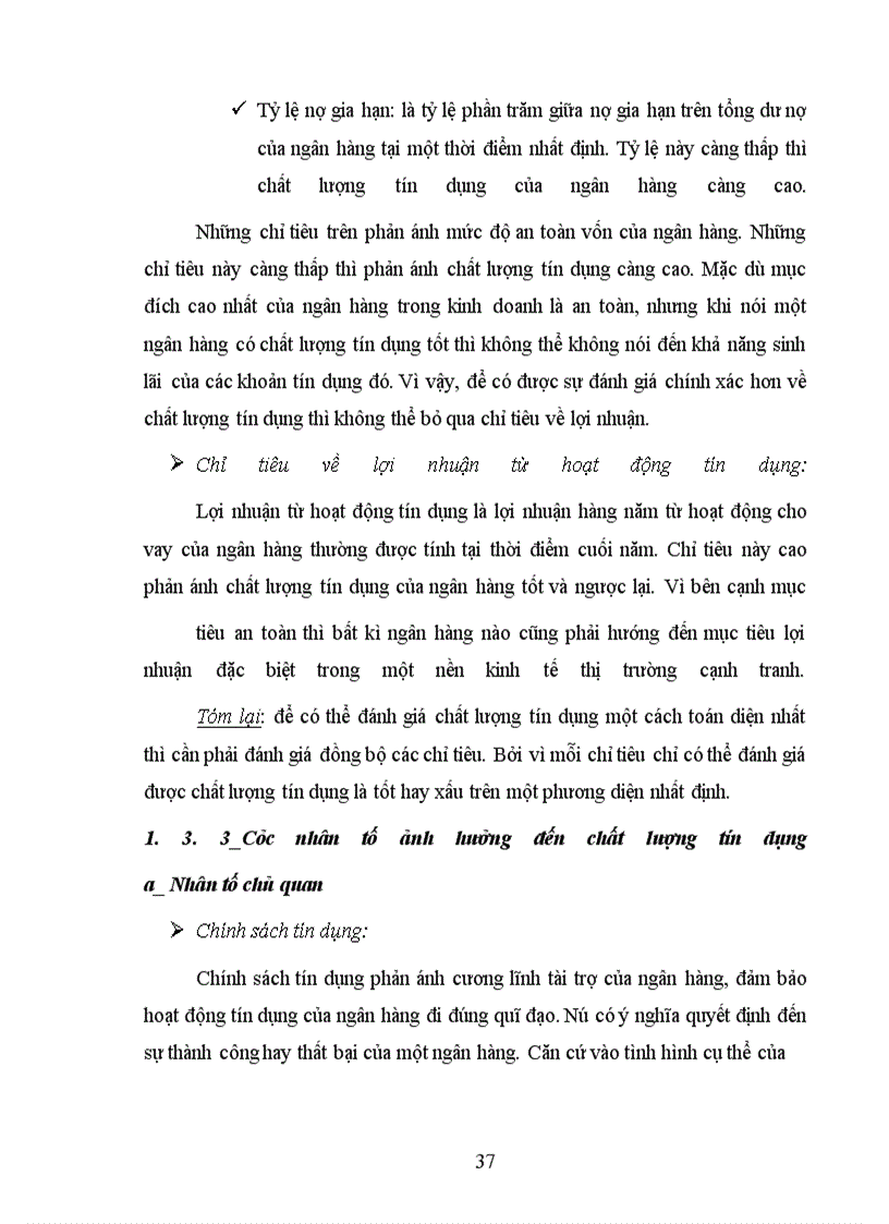 image for page Nâng cao chất lượng tín dụng đối với doanh nghiệp vừa và nhỏ tại Ngân hàng Công thương Thanh Xuân