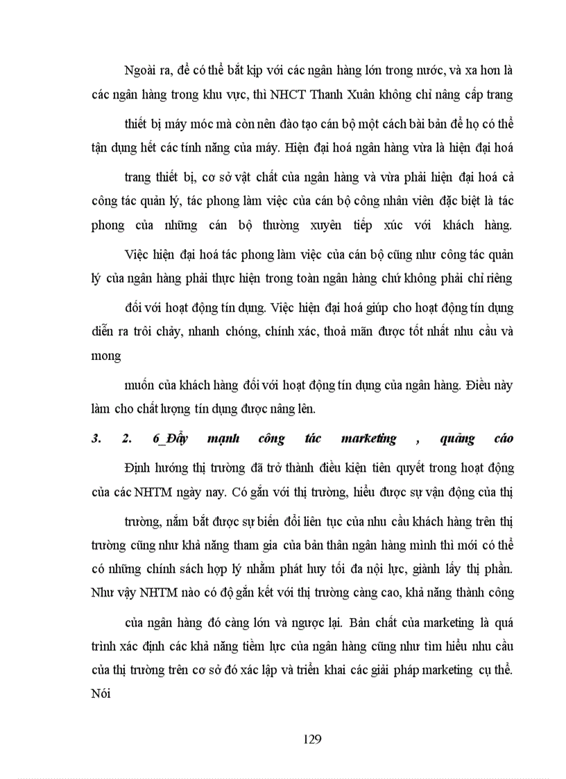 image for page Nâng cao chất lượng tín dụng đối với doanh nghiệp vừa và nhỏ tại Ngân hàng Công thương Thanh Xuân