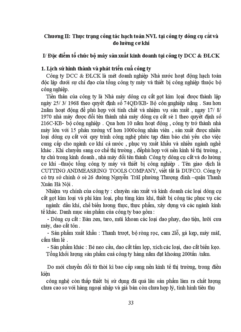 image for page Hoàn thiện công tác tổ chức hạch toán NVL tại công ty Dụng Cụ Cắt & Đo Lường Cơ Khí