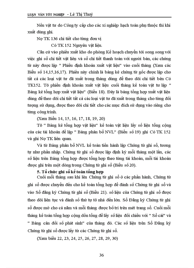 image for page Tình hình thực tế tổ chức kế toán nguyên vật liệu tại Công ty xây dựng I Thanh Hoá.