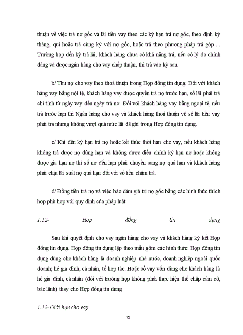 image for page Tín dụng và rủi ro tín dụng tại Ngân hàng Nông nghiệp và phát triển nông thôn Hà Nội.