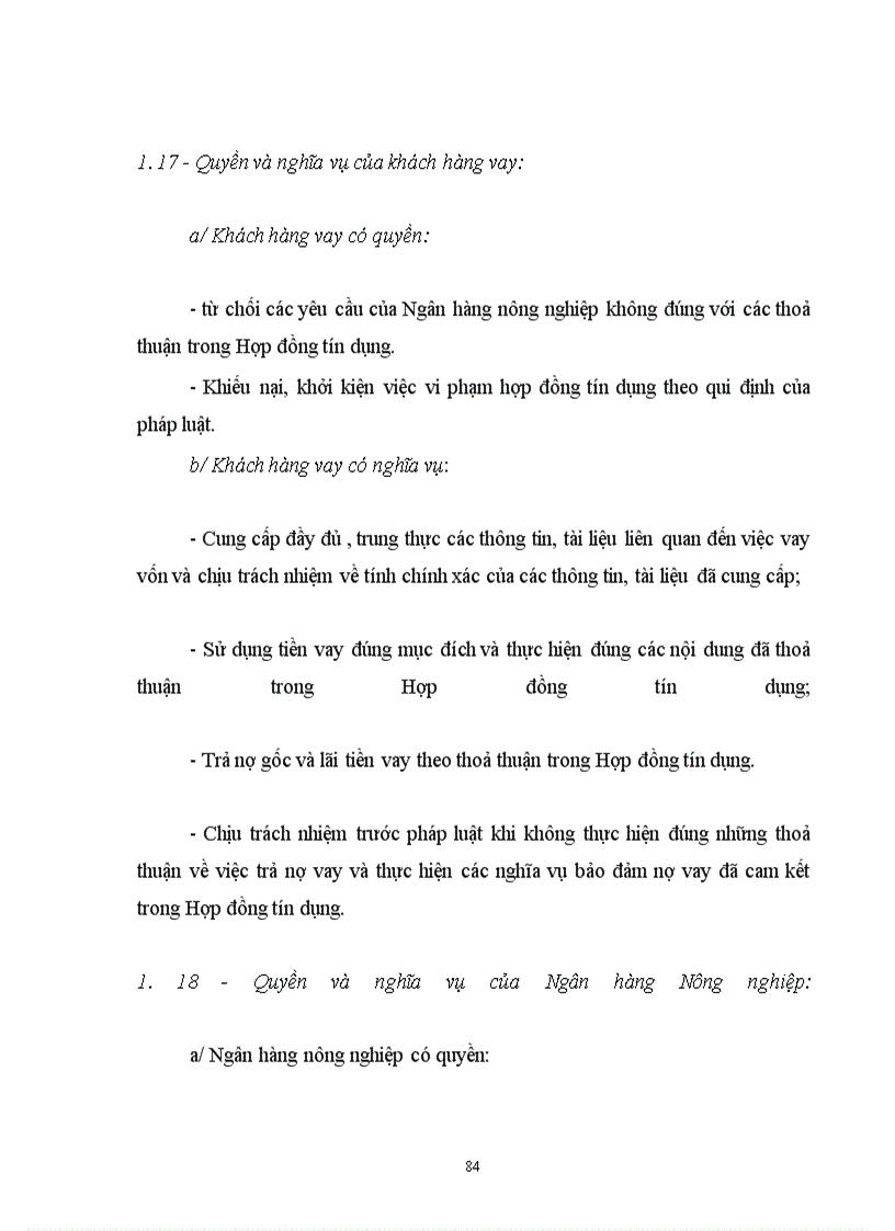 image for page Tín dụng và rủi ro tín dụng tại Ngân hàng Nông nghiệp và phát triển nông thôn Hà Nội.