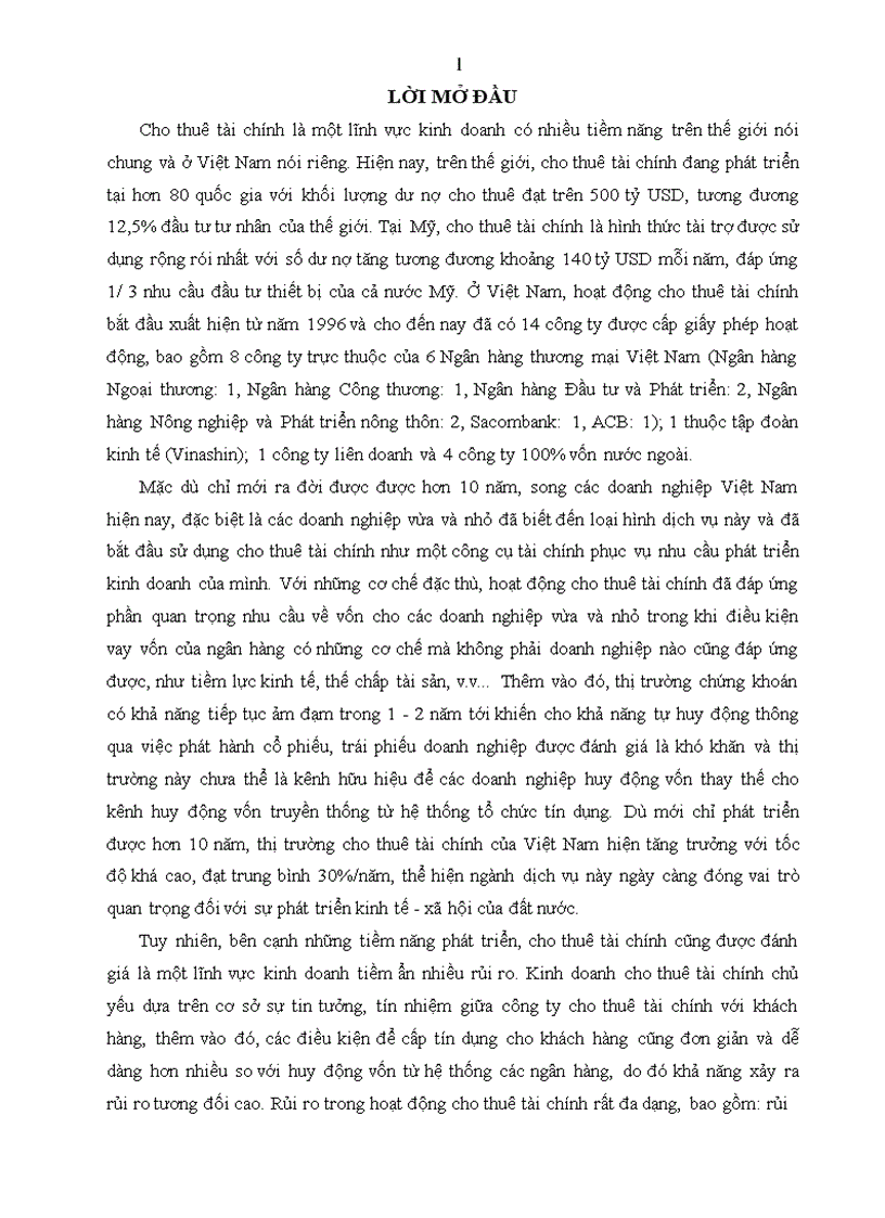 image for page Hoạt động quản trị rủi ro tín dụng tại Công ty Cho thuê tài chính Ngân hàng thương mại cổ phần ngoại thương Việt Nam