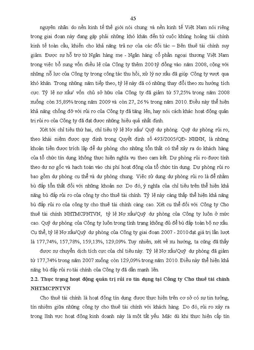 image for page Hoạt động quản trị rủi ro tín dụng tại Công ty Cho thuê tài chính Ngân hàng thương mại cổ phần ngoại thương Việt Nam