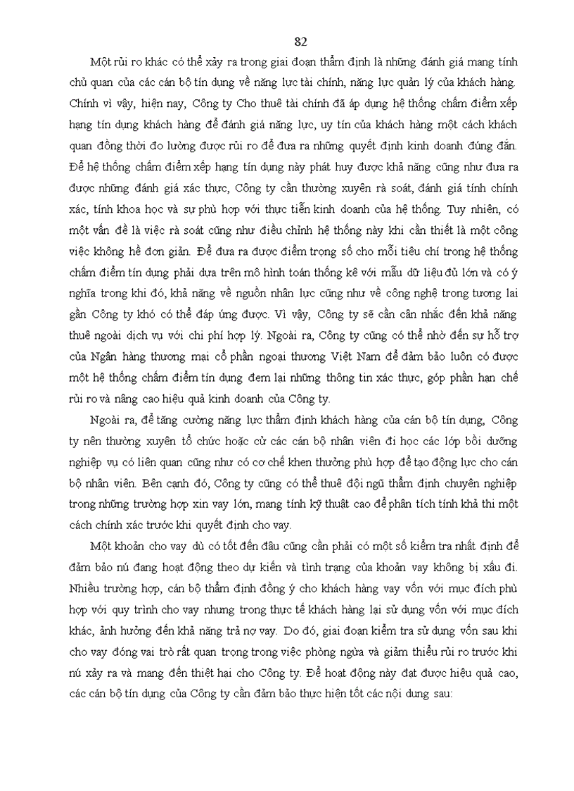 image for page Hoạt động quản trị rủi ro tín dụng tại Công ty Cho thuê tài chính Ngân hàng thương mại cổ phần ngoại thương Việt Nam