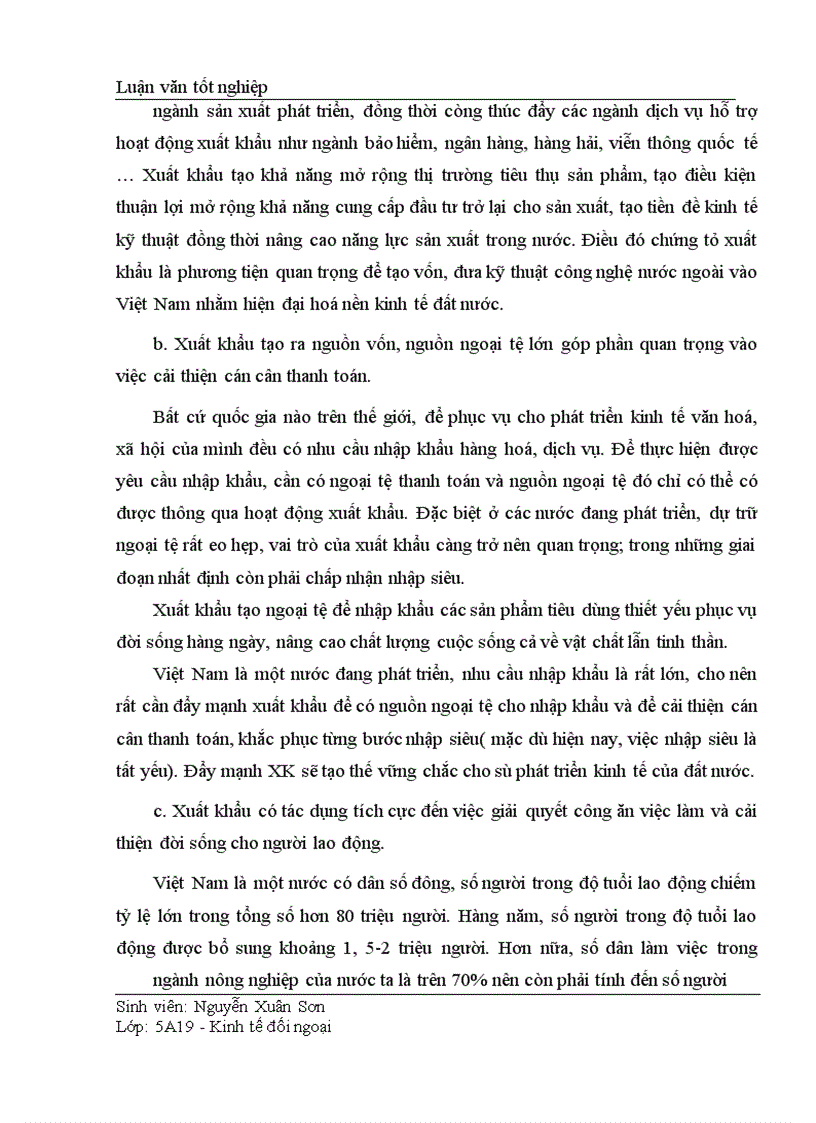 image for page Thực trạng và giải pháp thúc đẩy xuất khẩu của Công ty dệt Minh Khai