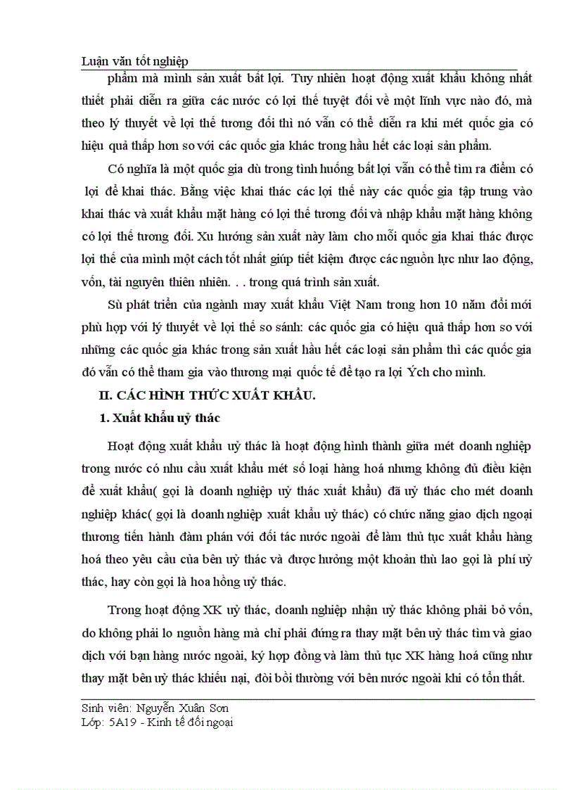 image for page Thực trạng và giải pháp thúc đẩy xuất khẩu của Công ty dệt Minh Khai