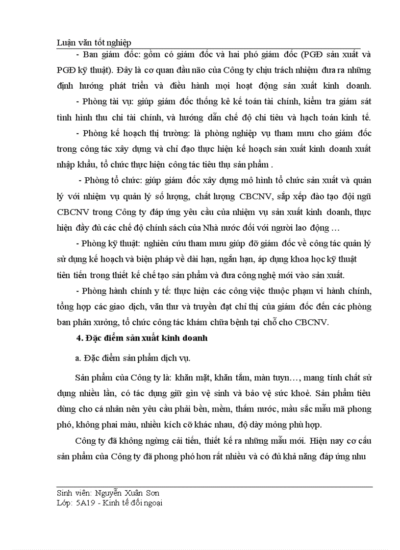 image for page Thực trạng và giải pháp thúc đẩy xuất khẩu của Công ty dệt Minh Khai