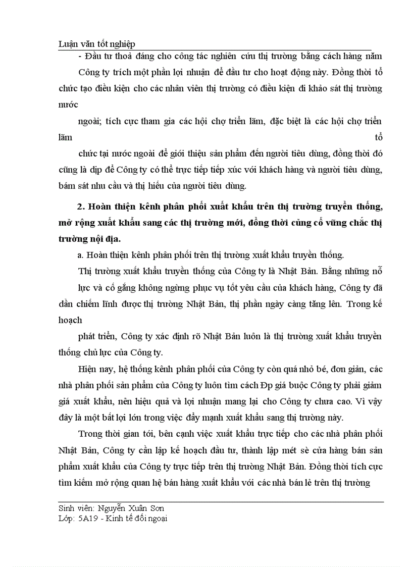 image for page Thực trạng và giải pháp thúc đẩy xuất khẩu của Công ty dệt Minh Khai