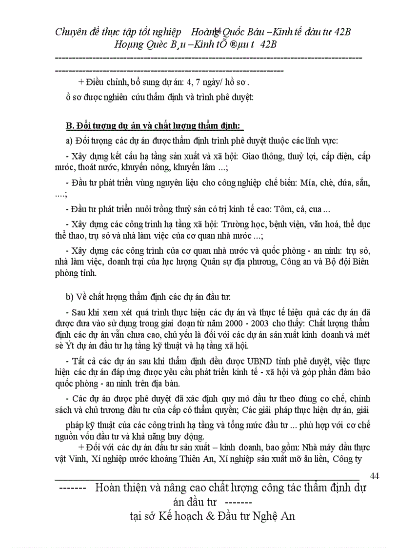 image for page Công tác thẩm định dự án đầu tư.