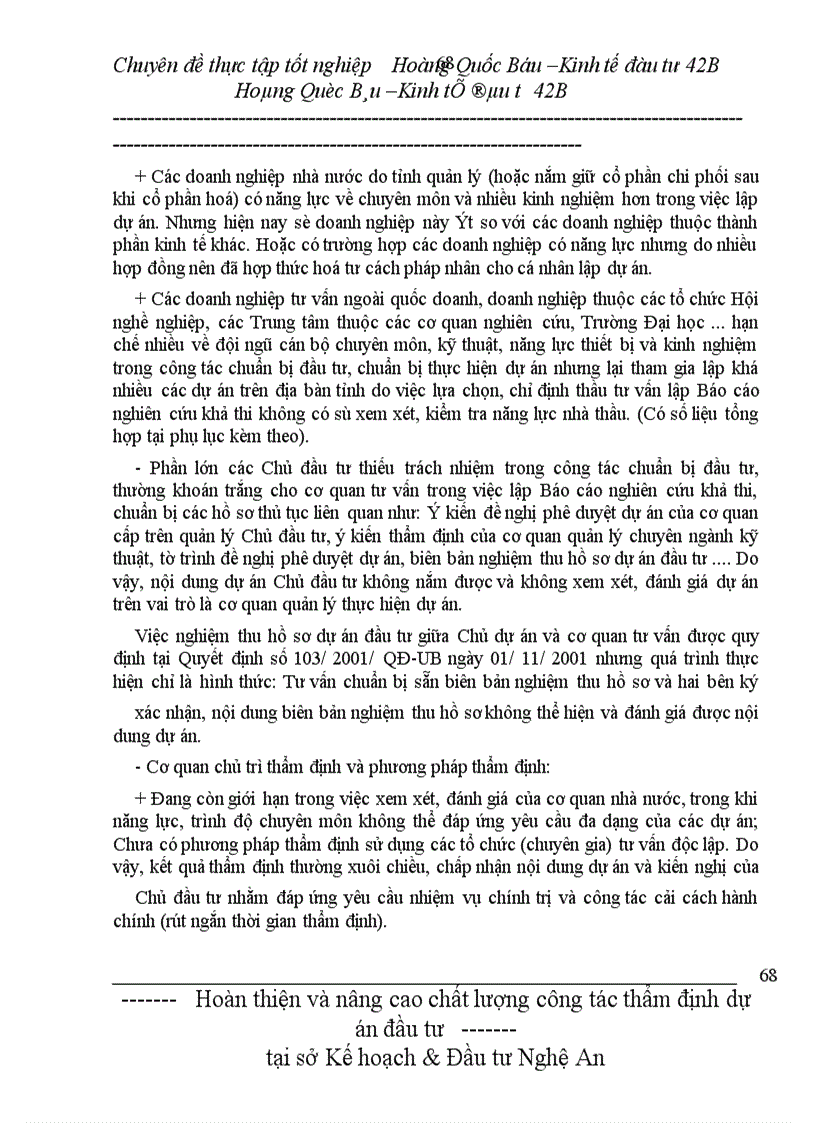 image for page Công tác thẩm định dự án đầu tư.