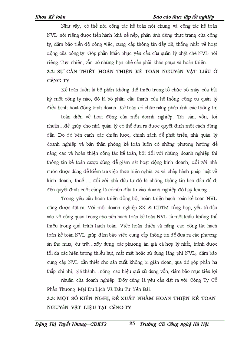 image for page Hoàn thiện công tác kế toán nguyên vật liệu ở Công Ty Cổ Phần Thương Mại Du Lịch Và Đầu Tư Yên Bái.