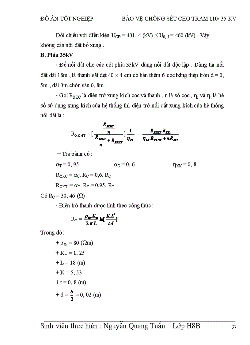 image for page Bảo vệ chống sét cho trạm / kv