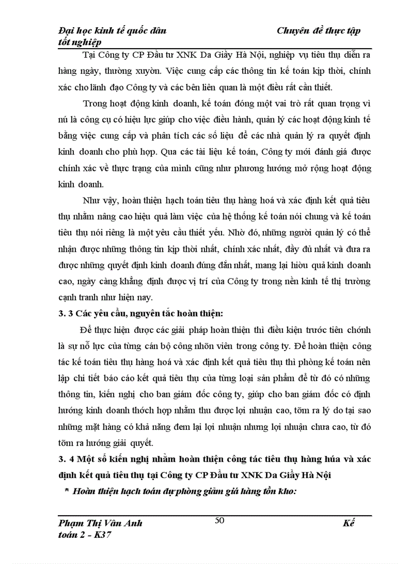 image for page Hoàn thiện kế toán tiêu thụ và xác định kết quả tiêu thụ hàng hóa tại Công ty CP Đầu tư XNK Da Giầy Hà Nội