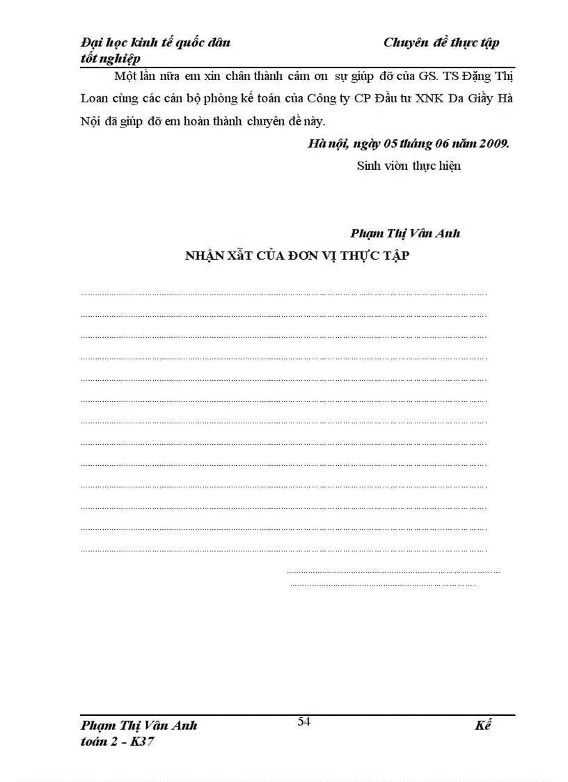 image for page Hoàn thiện kế toán tiêu thụ và xác định kết quả tiêu thụ hàng hóa tại Công ty CP Đầu tư XNK Da Giầy Hà Nội