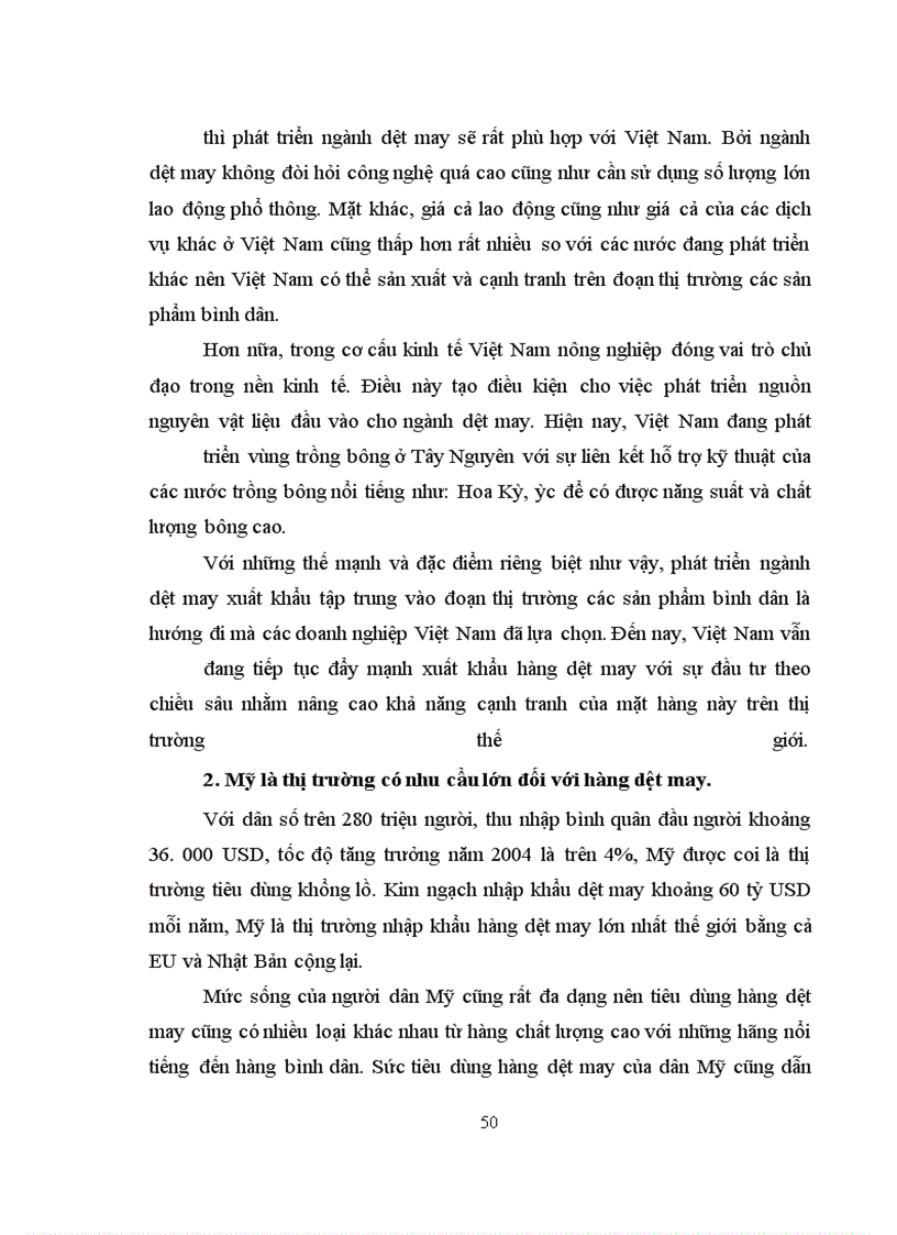 image for page Giải pháp đẩy mạnh xuất khẩu hàng dệt may của Công ty XNK dệt may sang thị trường Mỹ