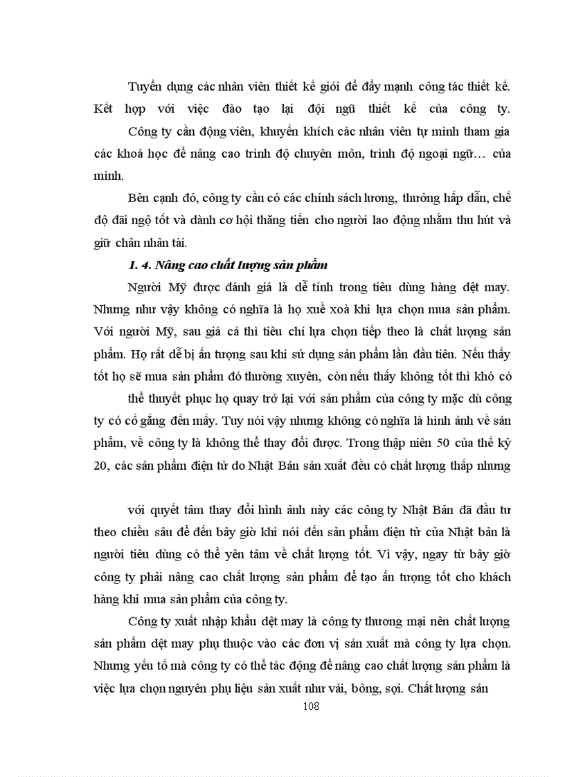 image for page Giải pháp đẩy mạnh xuất khẩu hàng dệt may của Công ty XNK dệt may sang thị trường Mỹ