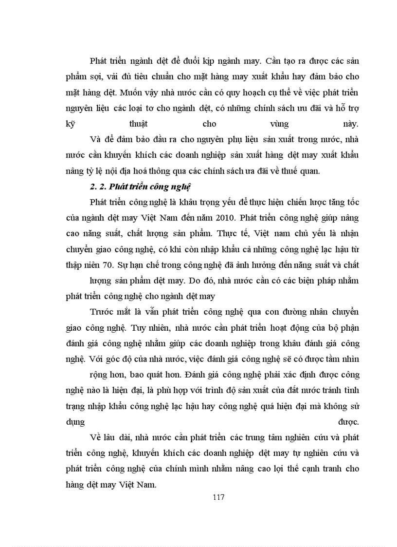 image for page Giải pháp đẩy mạnh xuất khẩu hàng dệt may của Công ty XNK dệt may sang thị trường Mỹ