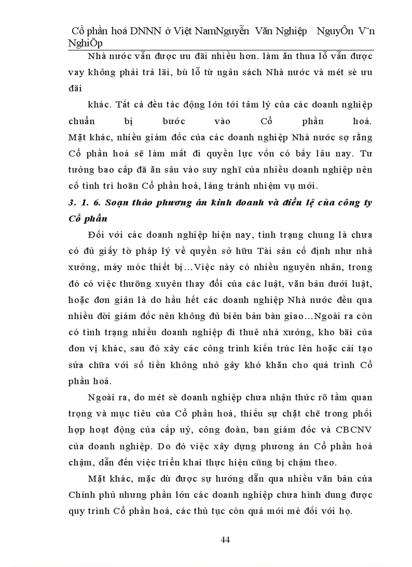 image for page Nghiên cứu và làm thử việc chuyển xí nghiệp quốc doanh thành công ty Cổ phần