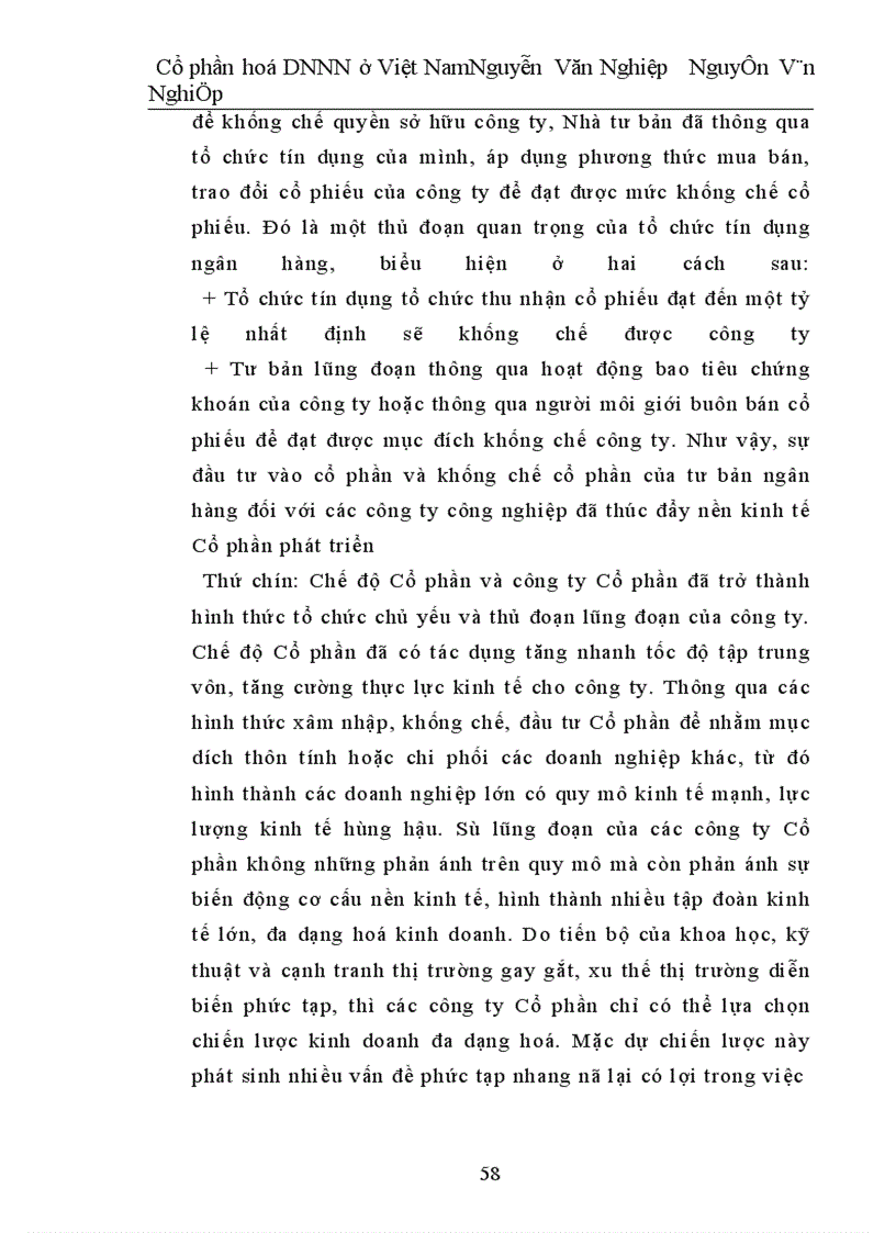 image for page Nghiên cứu và làm thử việc chuyển xí nghiệp quốc doanh thành công ty Cổ phần
