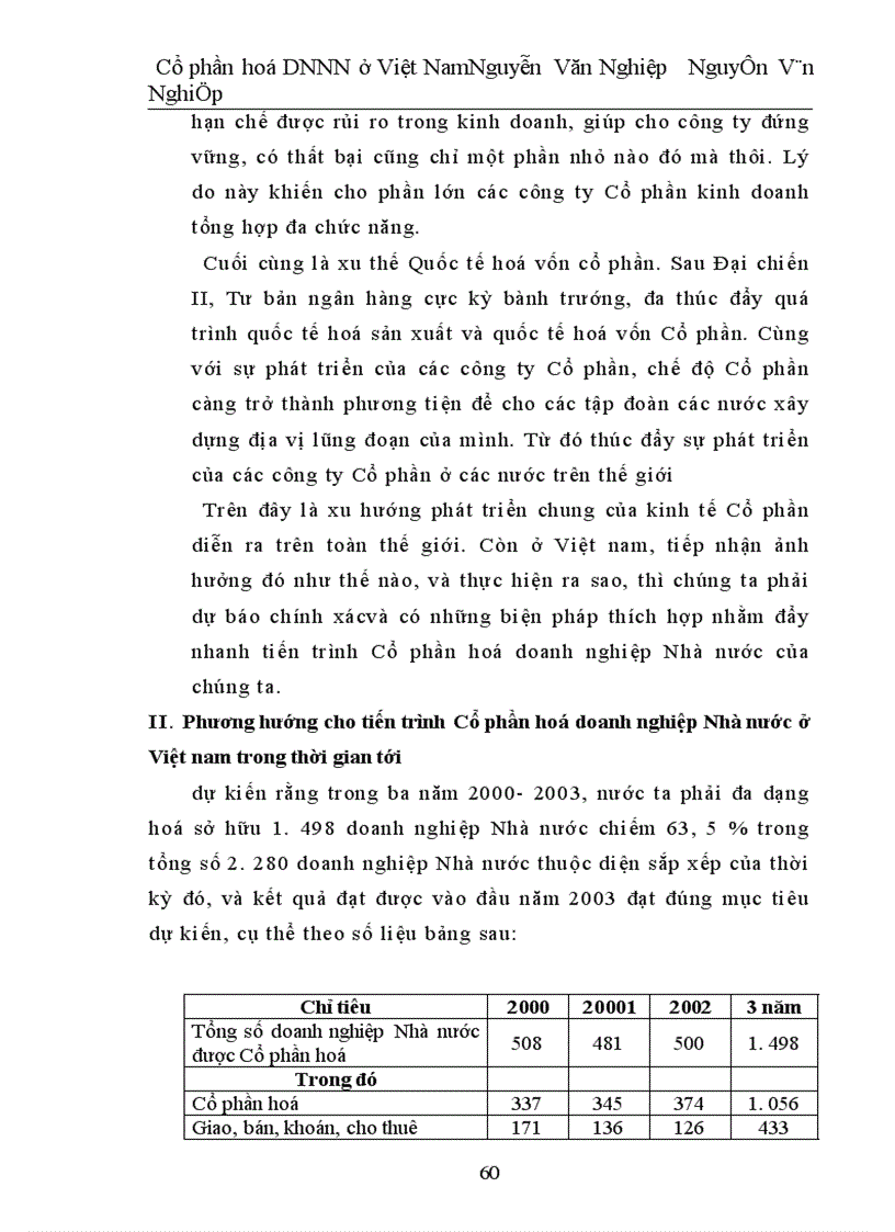 image for page Nghiên cứu và làm thử việc chuyển xí nghiệp quốc doanh thành công ty Cổ phần
