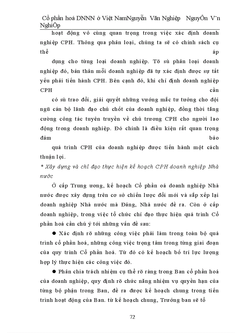 image for page Nghiên cứu và làm thử việc chuyển xí nghiệp quốc doanh thành công ty Cổ phần