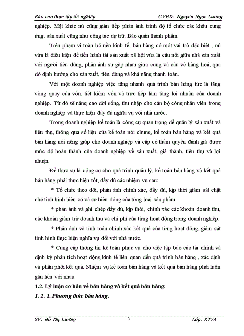 image for page Hoàn thiện kế toán bán hàng và xác định kết quả kinh doanh tại Công ty TNHH TM Đồng Lực